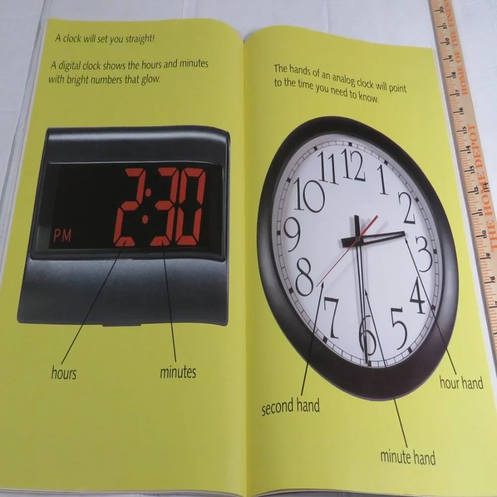 It’s Time BIG BOOK (almost 2 feet tall) with teacher pages CLASSROOM SIZE